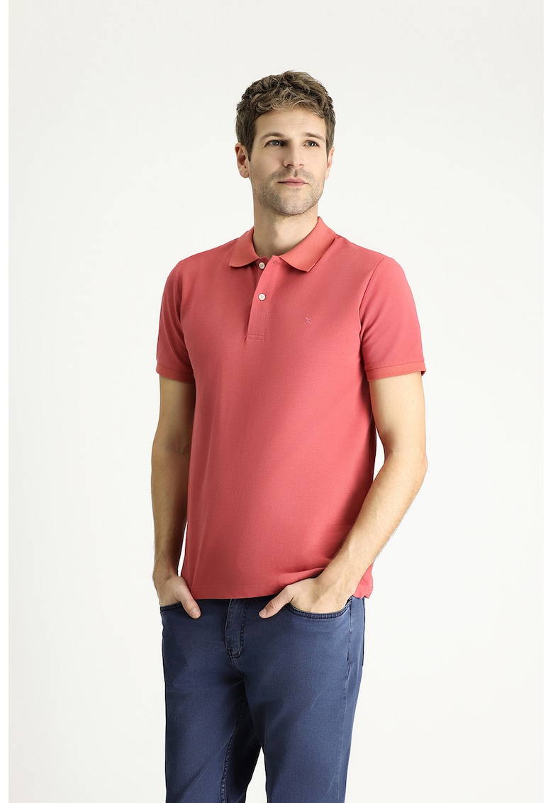 Tricou polo slim fit