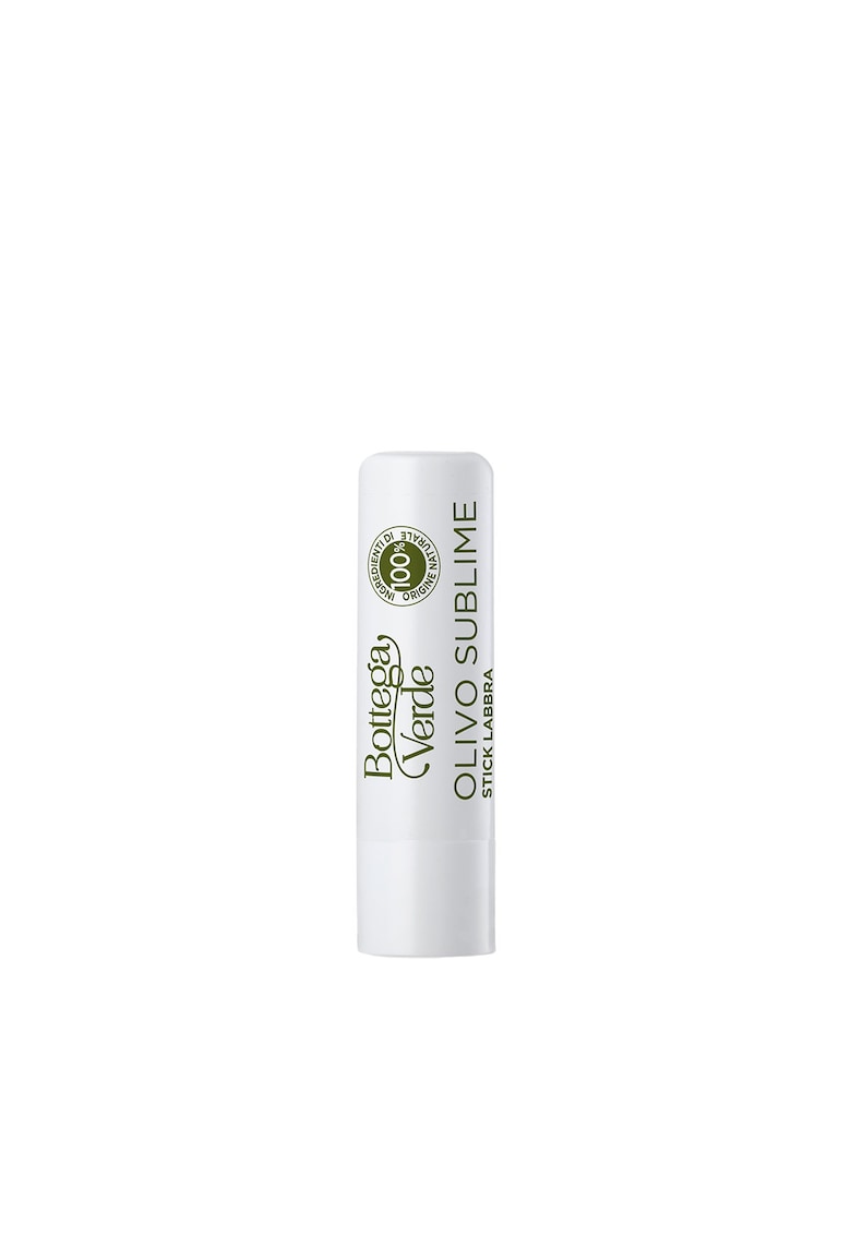 Balsam de Buze Hidratant -  Cu Ulei de Masline Hiperfermentat - Olivo Sublime - 5 ML - Bottega Verde - Incolor - Aspect Natural - Protectie Intensa si Catifelare Durabila - Ideal pentru Buze Uscate