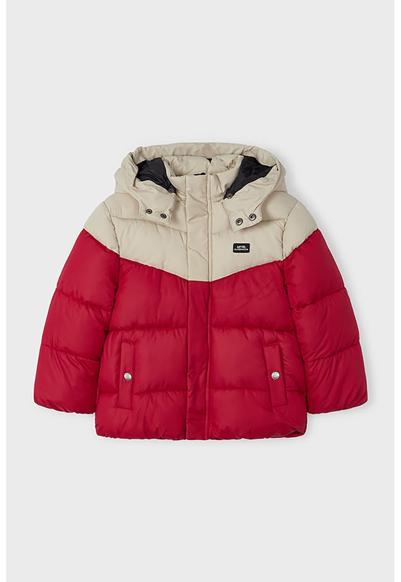 Geaca matlasata cu vatelina si gluga detasabila