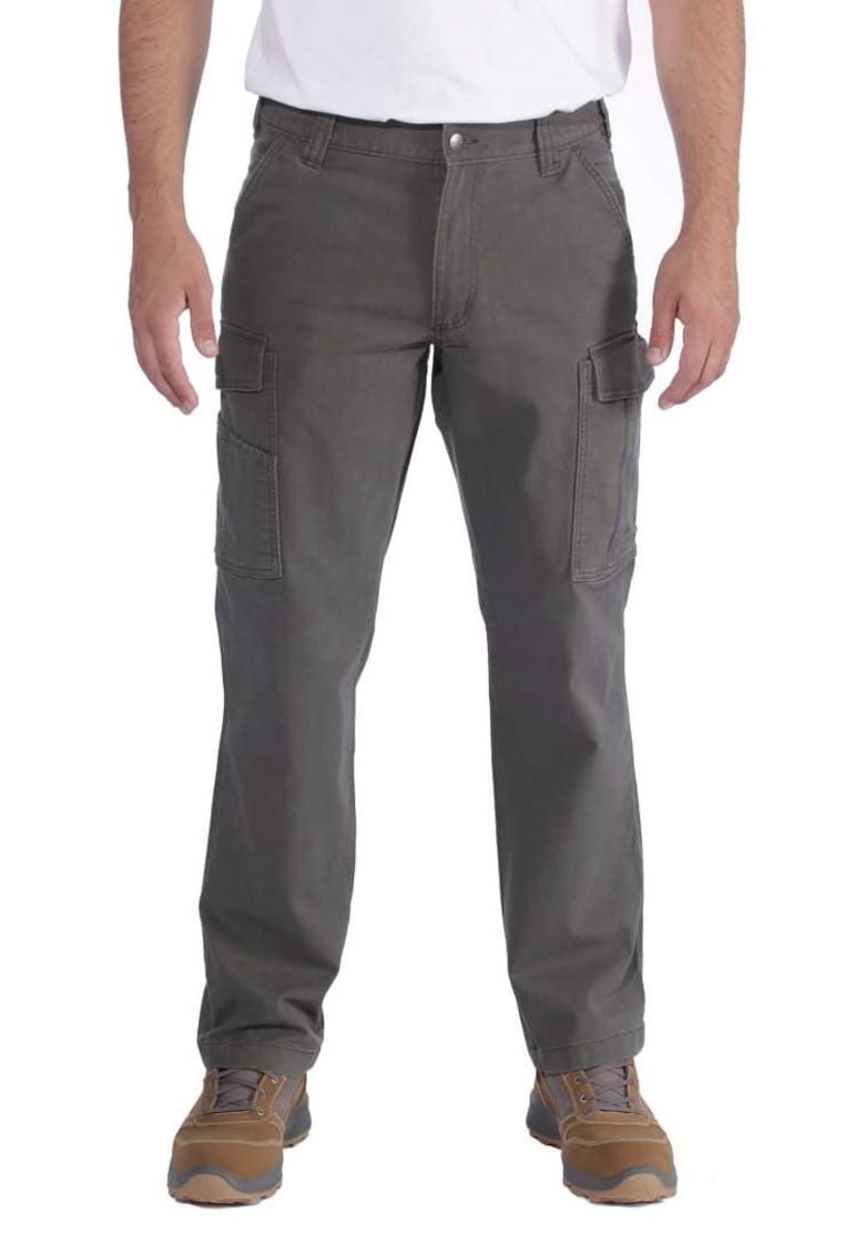 Pantaloni barbati bumbac maro Rigby Shadow - Maro