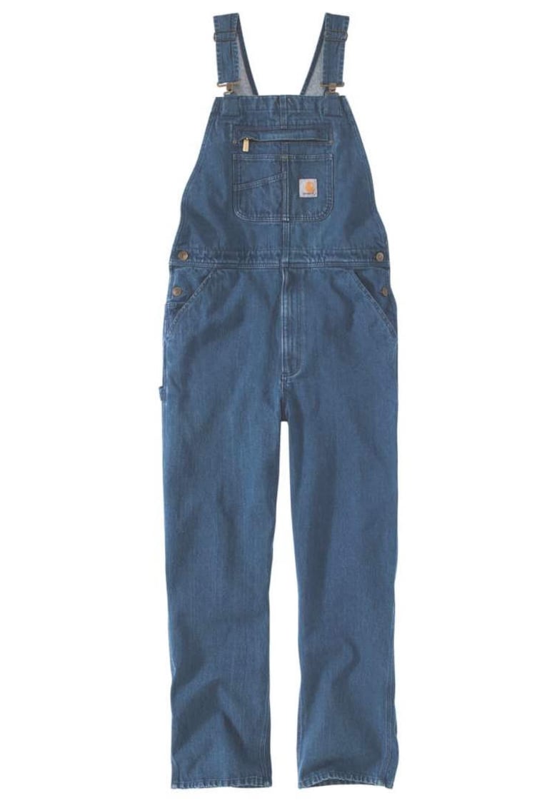 Salopeta denim - croiala lejera - culoare albastra - bumbac