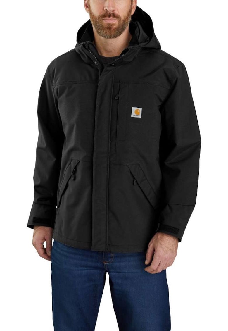 Jacheta barbati nailon - Negru - Negru
