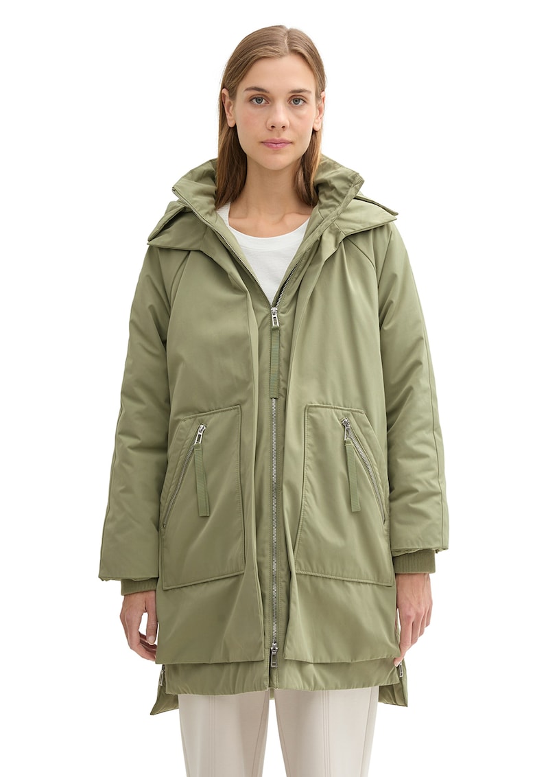 Geaca parka cu gluga