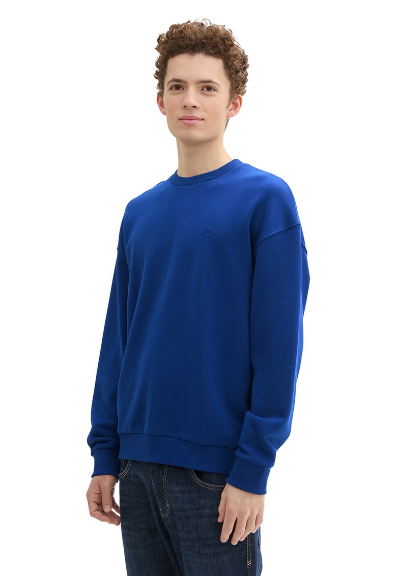 Bluza de trening cu maneci cazute - Albastru royal