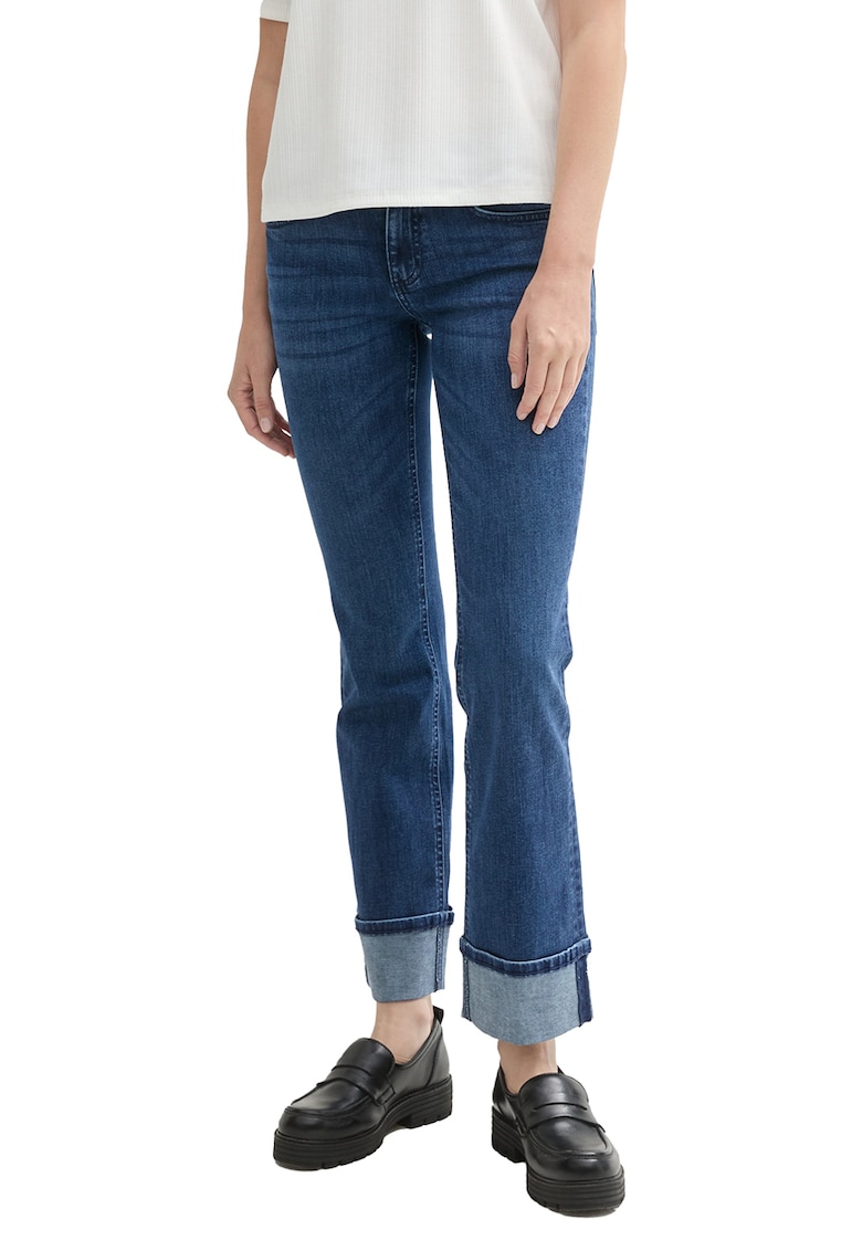 Blugi drepti decolorati