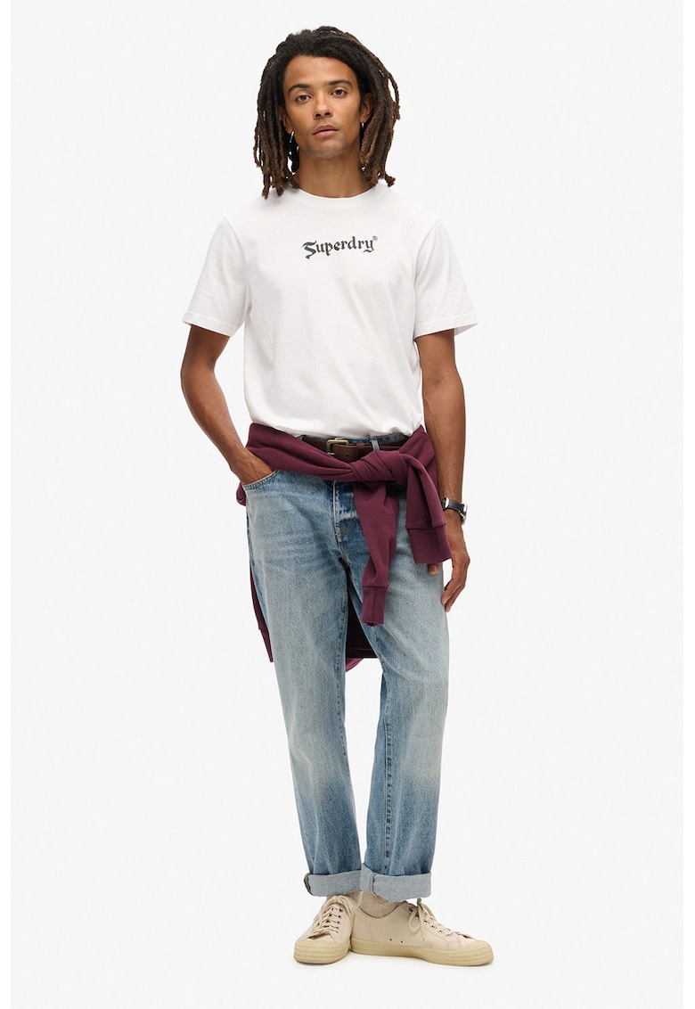 Tricou de bumbac cu logo