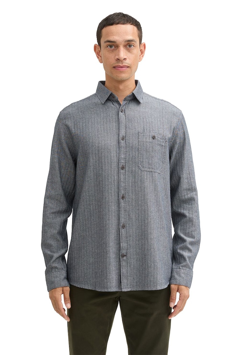 Camasa regular fit cu buzunar pe piept