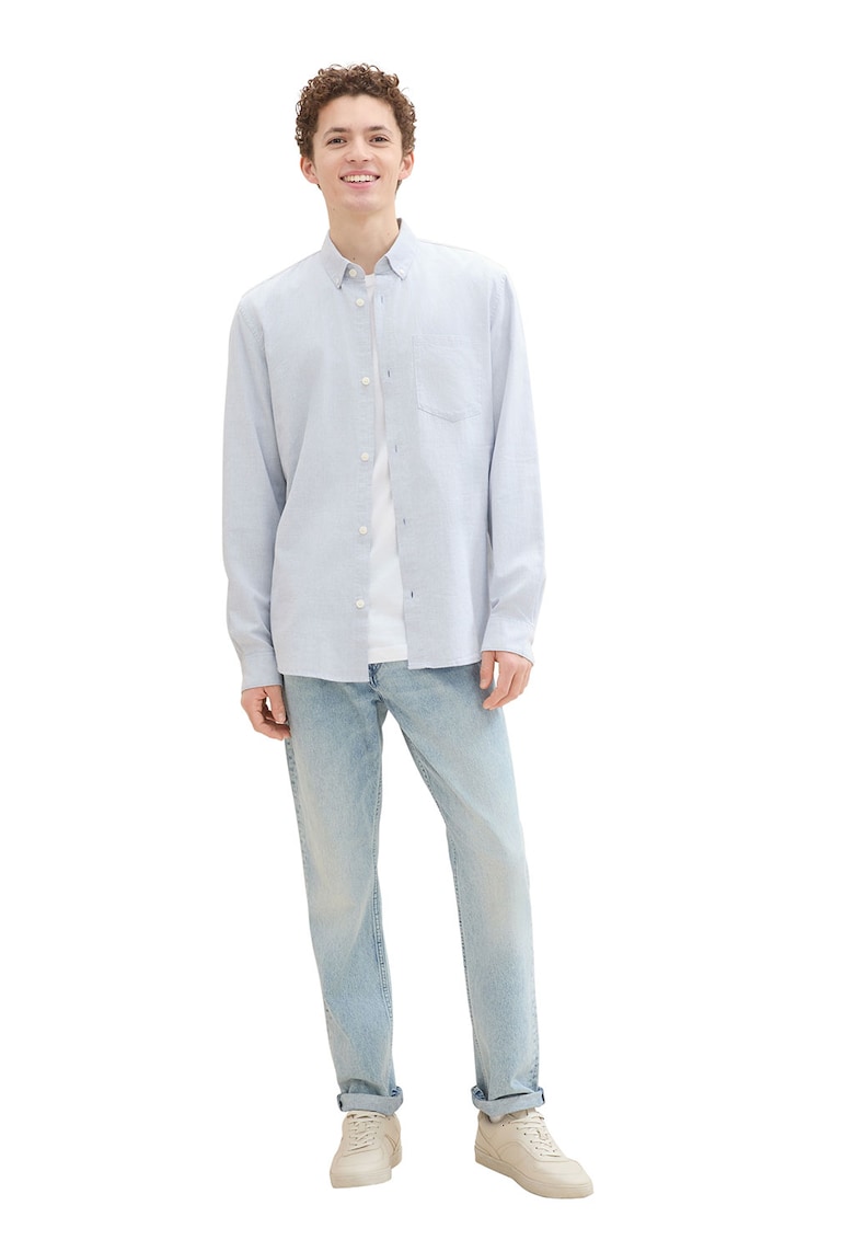 Camasa de bumbac cu maneci lungi