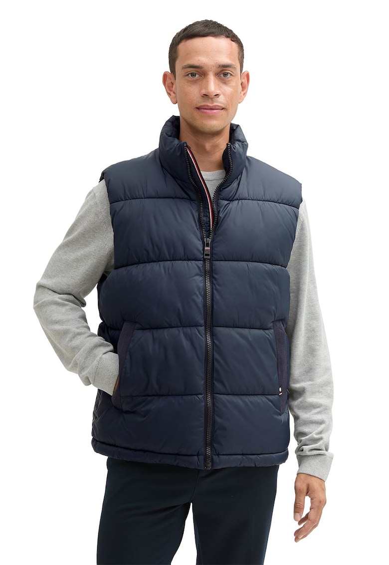 Vesta cu fermoar si buzunare laterale