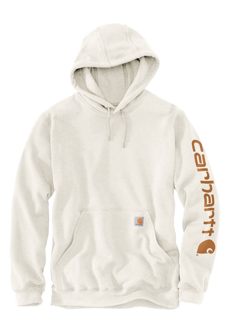 Hanorac Mid Signature - Bumbac/poliester - Alb -