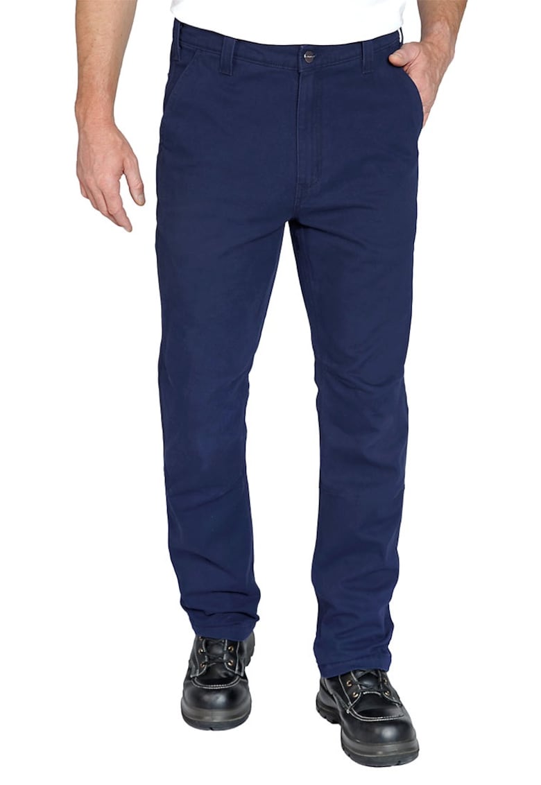 Pantaloni barbati bumbac Rigby Straight Fit - bleumarin - Bleumarin