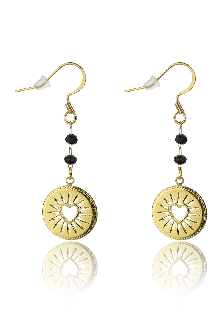 Cercei din otel inoxidabil - Auriu