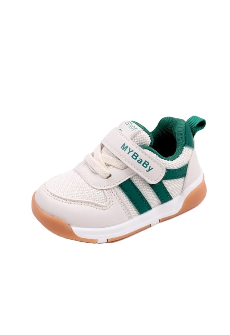 Pantofi Sport Model MyBaby - Piele ecologica - Baieti - Siret - Velcro
