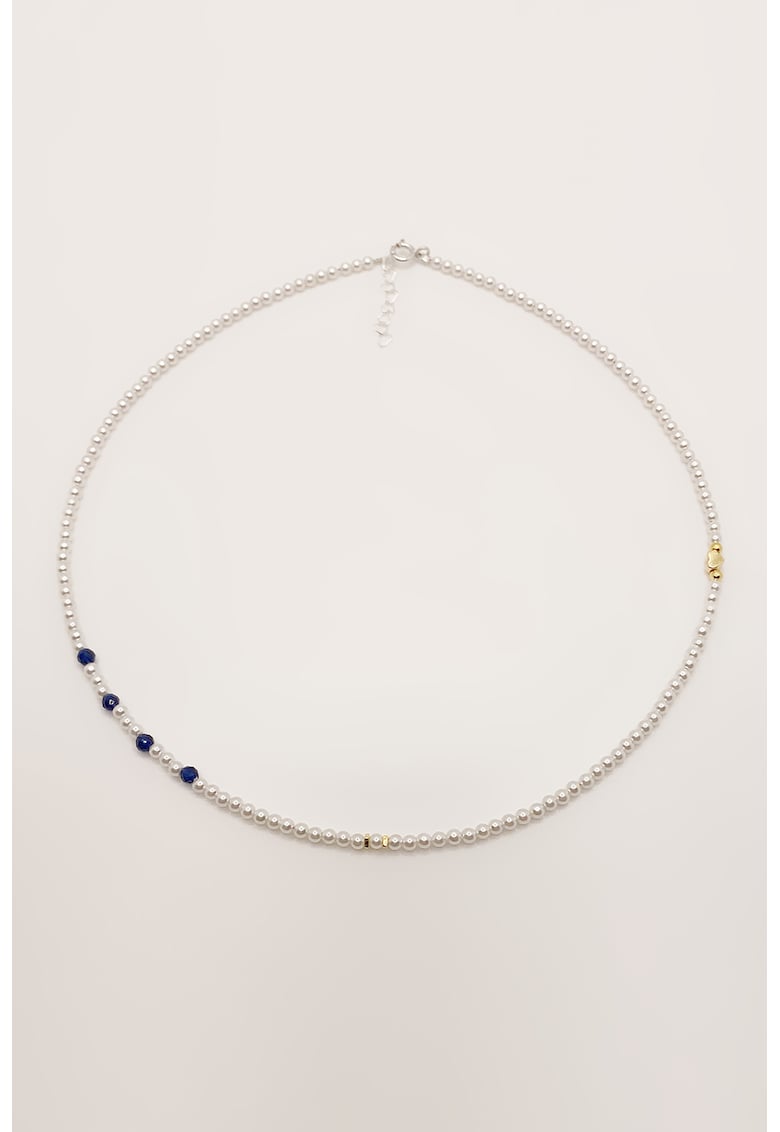 Colier cu elemente placate cu aur de 14K