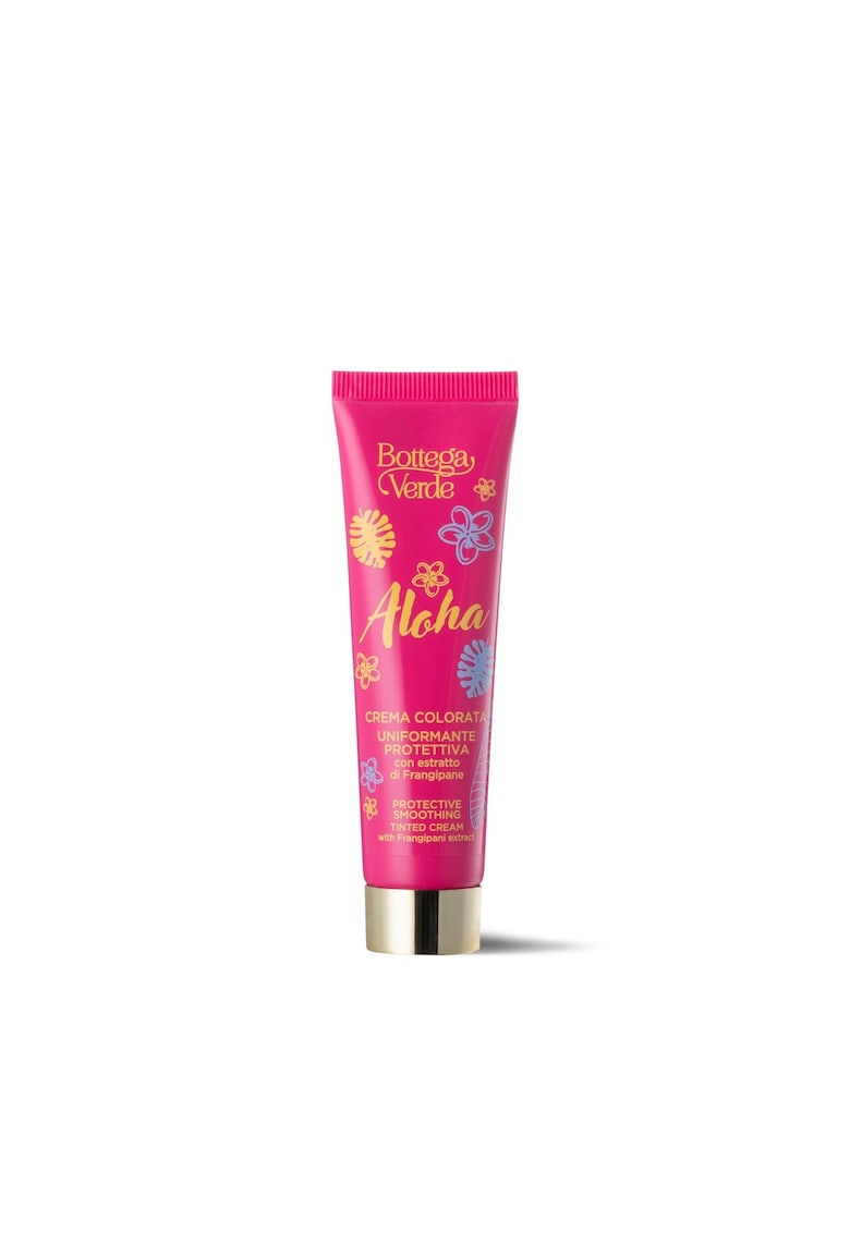Crema colorata uniformizanta si iluminanta - cu ulei de monoi - bej deschis - Aloha - 25 ML -