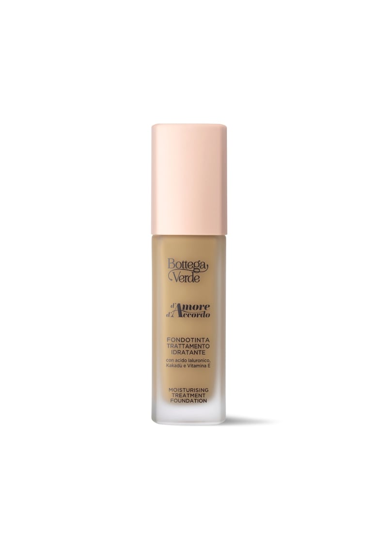 Fond de ten tratament hidratant cu acid hialuronic - extract de kakadu si vitamina E - - d'Amore d'Accordo - 30 ML - - Almond