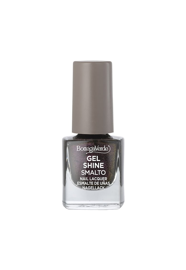 Lac de unghii stralucitor - negru sidefat - Gel Shine - 5 ML -