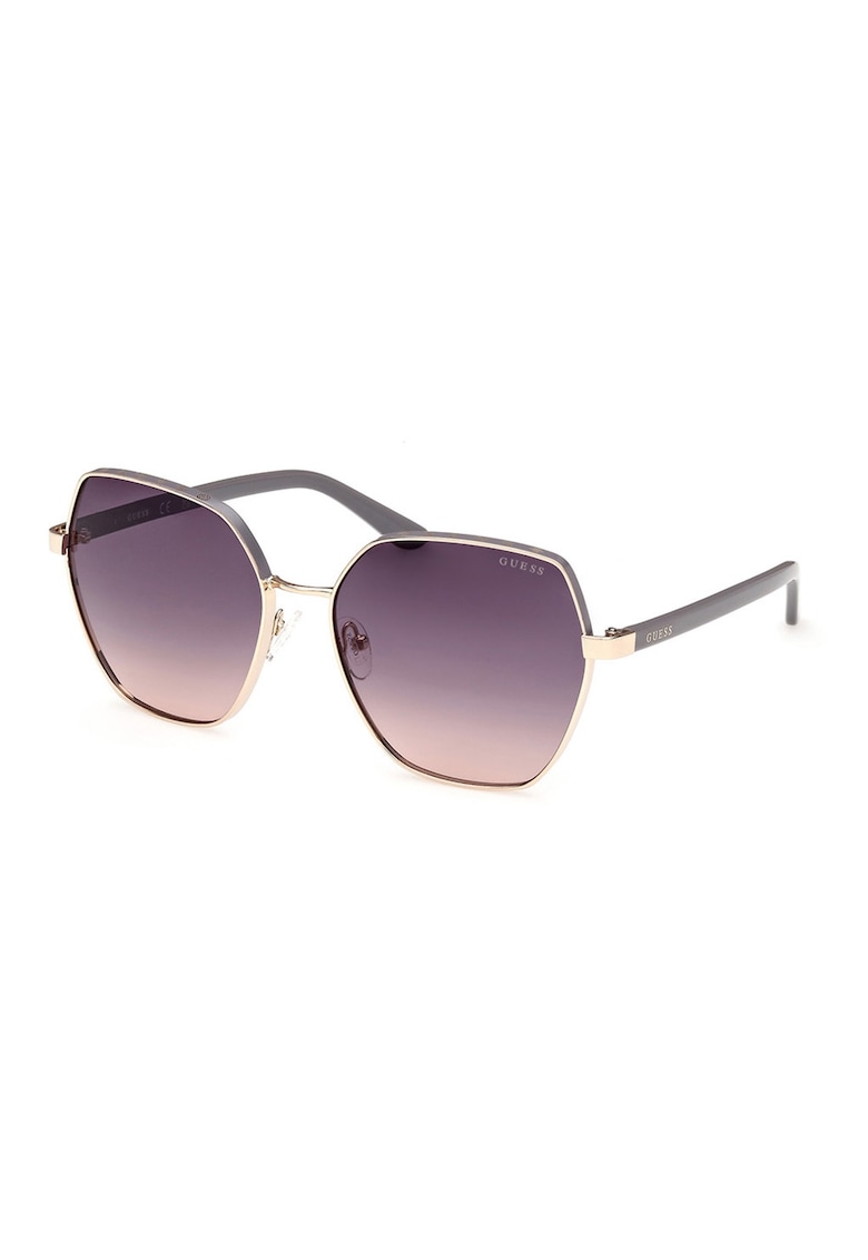 Ochelari de soare hexagonali cu lentile in degrade