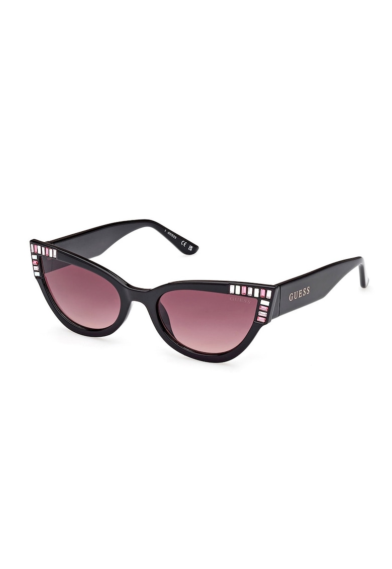 Ochelari de soare cat-eye decorati cu cristale