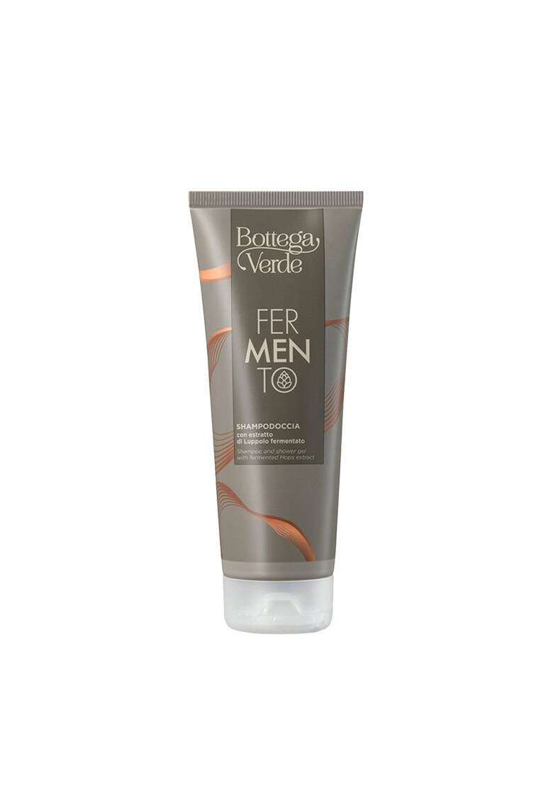 Sampon si Gel de Dus Hidratant 2 in 1 - Fermento - Cu Aroma de Karite - Curata si Hidrateaza Delicat Pielea - Ofera Prospetime si Catifelare - Ideal pentru Utilizare Zilnica si Piele Sensibila - Textura Placuta si Usor de Aplicat - 200 ml