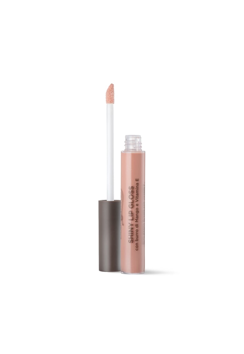 Luciu de buze hidratant cu unt de mango si vitamina E - nude - 6 ML -