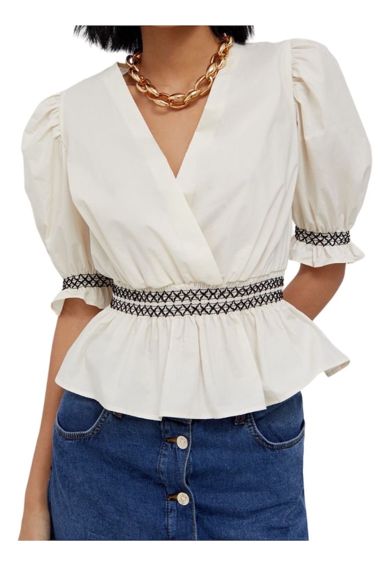 Tricou dama - Bumbac - Alb