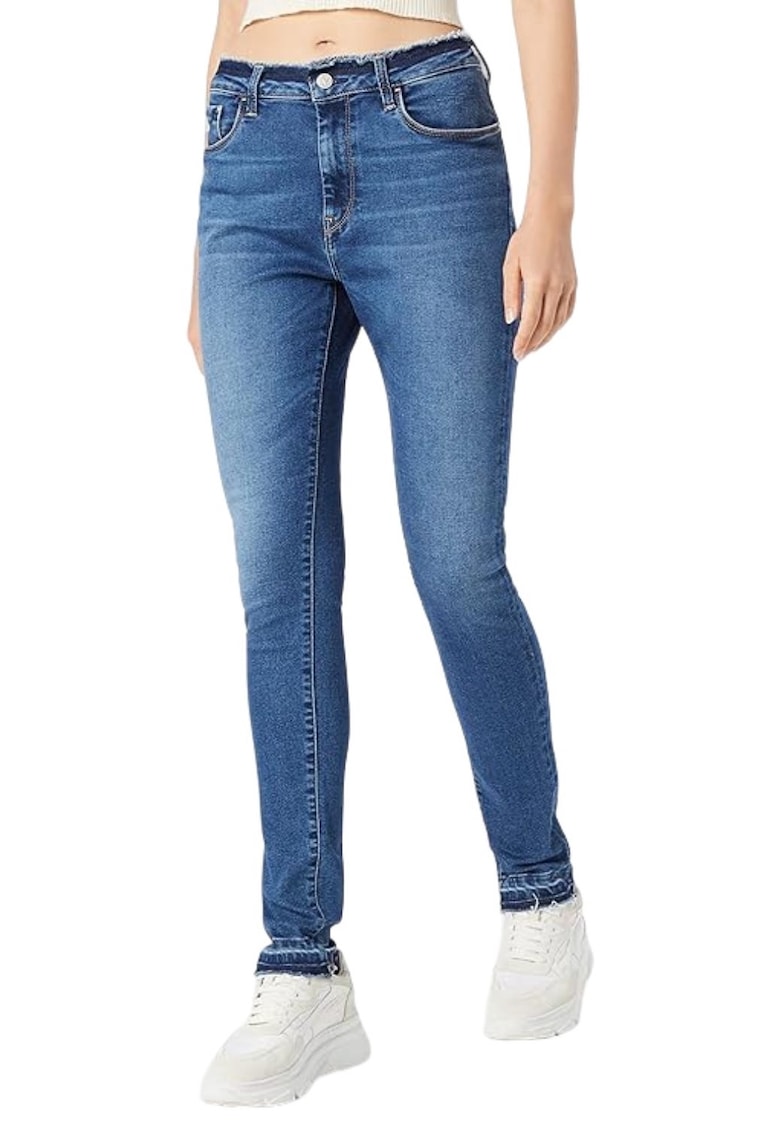 Blugi dama - Bumbac/Elastan - Albastru -