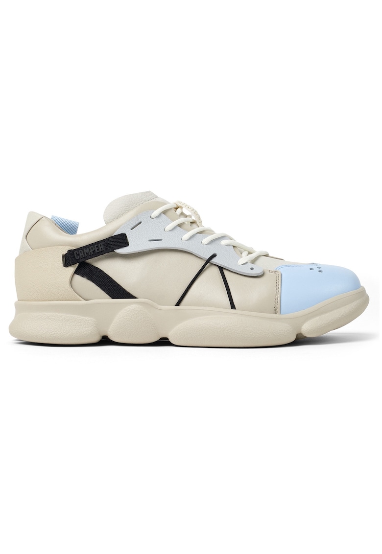 Pantofi sport din piele Karst 1105 - Alb/Gri