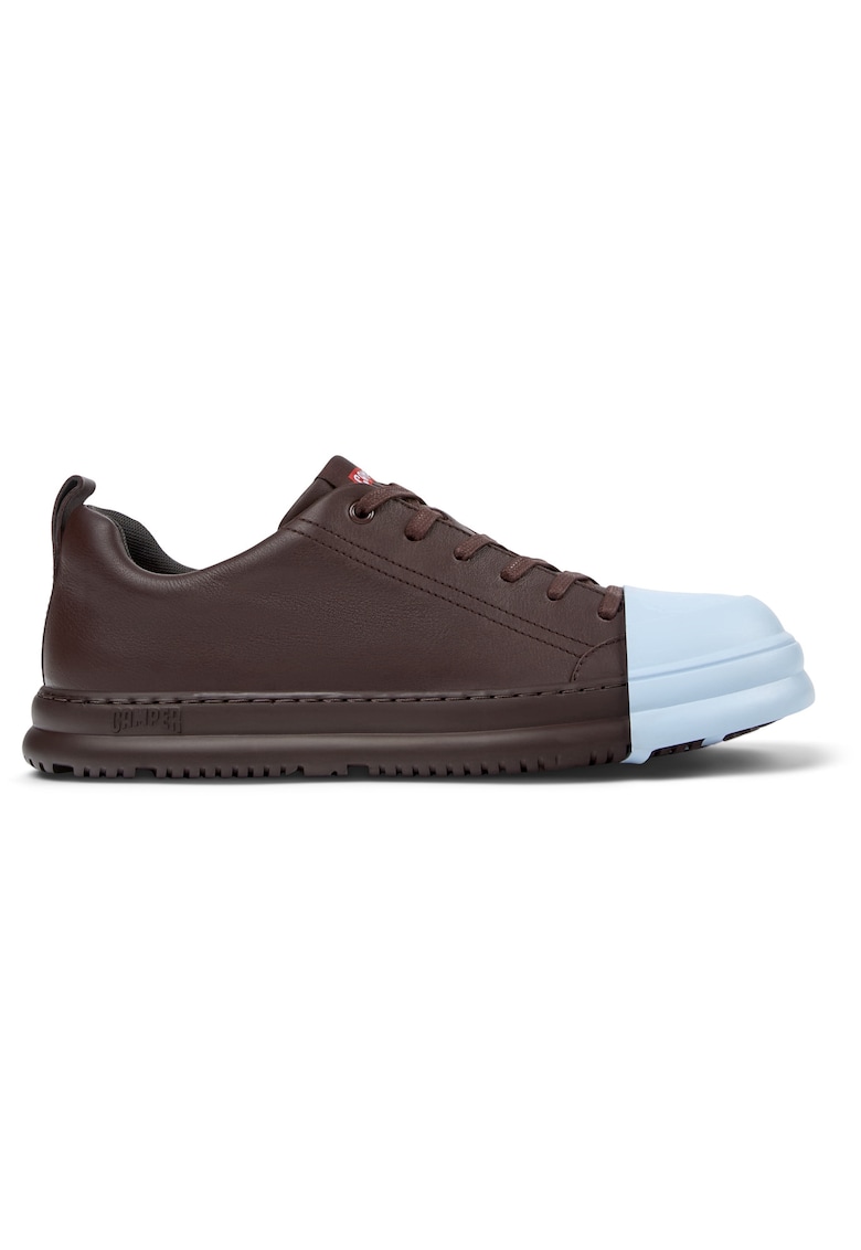 Pantofi sport low-cut de piele Junction Runner - Rosu