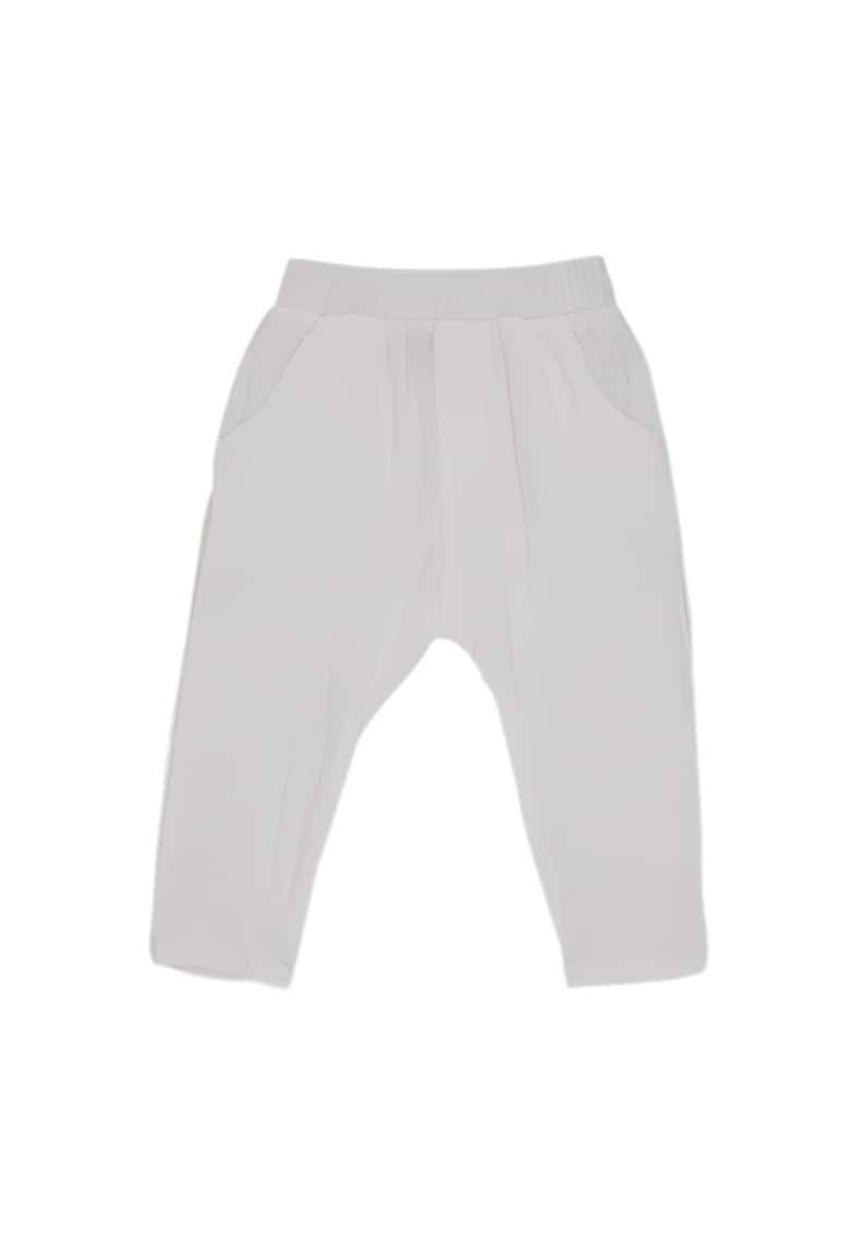Pantaloni subtiri cu textura moale  - Zoey - Ecru - pentru baietei Pantaloni subtiri cu textura moale  - Zoey - Ecru - pentru baietei