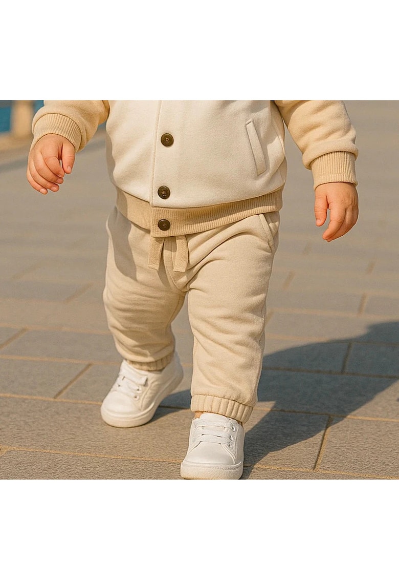 Pantaloni sport - Holiday Time - Bej - pentru baietei - Bej