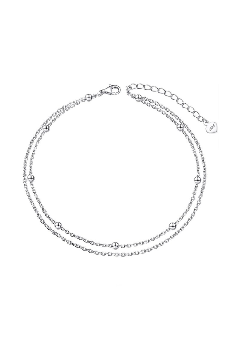 Bratara de Picior - pentru femei - Argintiu metalizat
