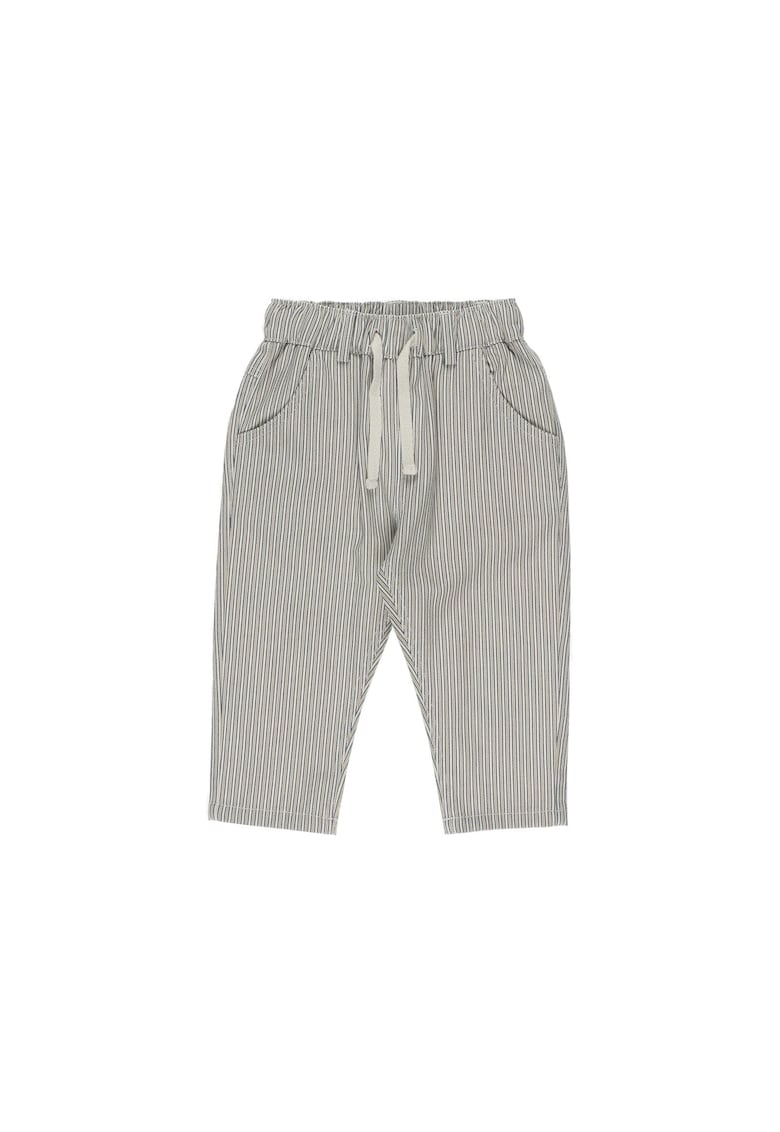 Pantaloni eleganti cu elastic in talie  - Holiday Time - cu dungi Bej - pentru baietei Pantaloni eleganti cu elastic in talie  - Holiday Time - cu dungi Bej - pentru baietei