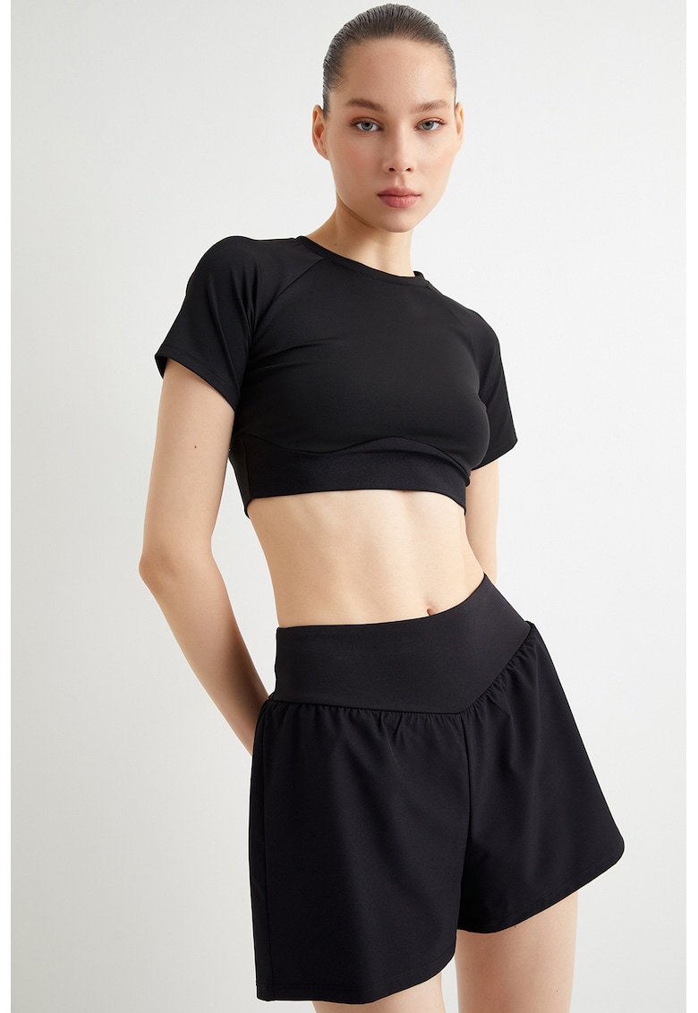 Tricou crop uni