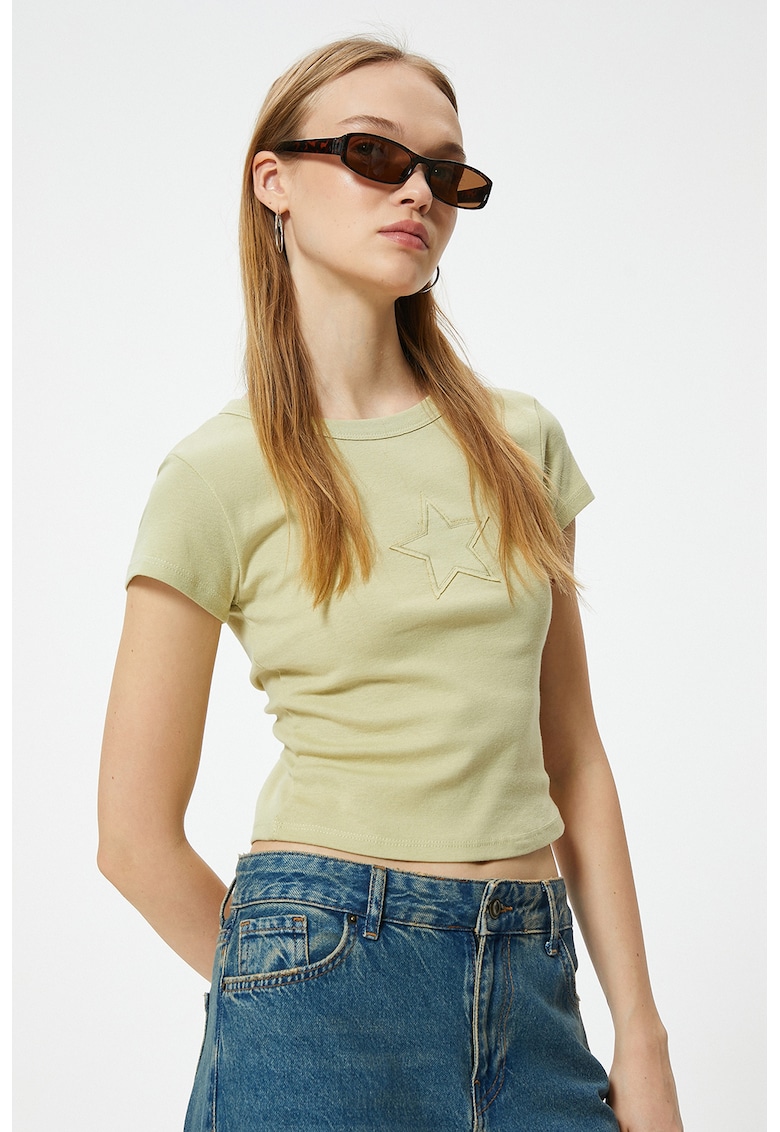 Tricou de bumbac cu model