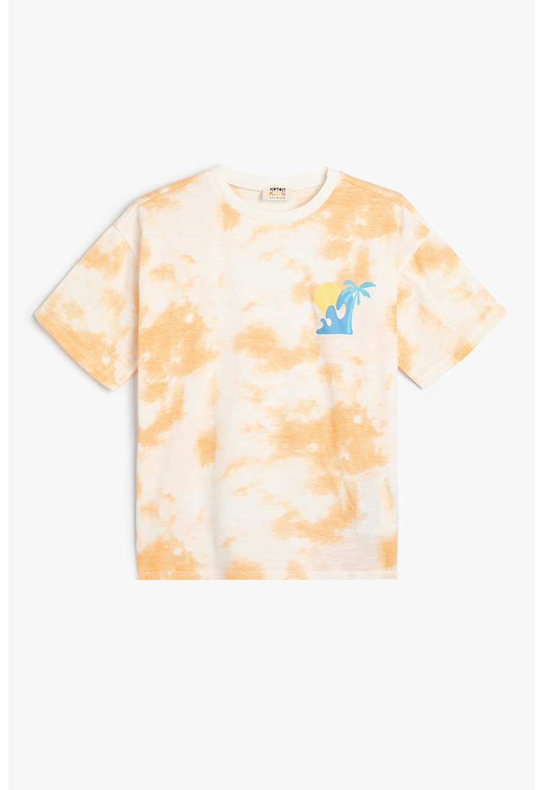 Tricou cu imprimeu TIe-dye