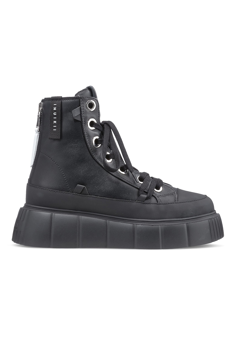 Inuikii Pantofi sport high-top de piele Matilda - Negru
