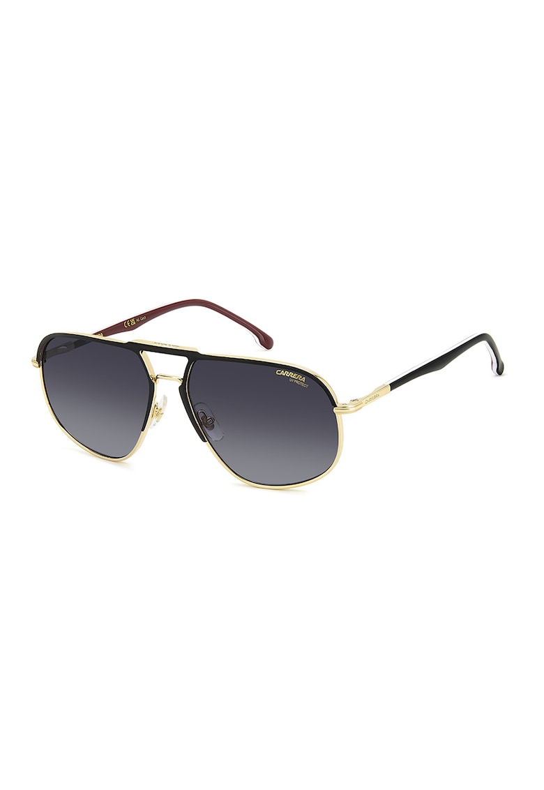 Ochelari de soare aviator cu model in doua tonuri