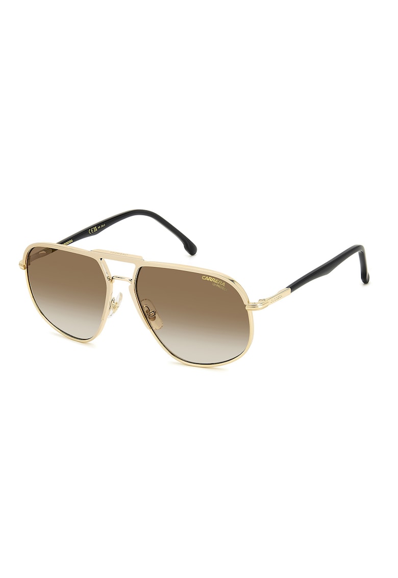 Ochelari de soare aviator cu model in doua tonuri