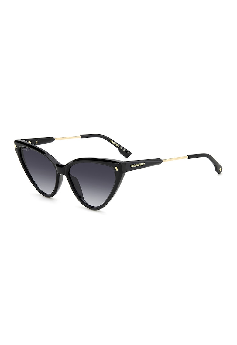 Ochelari de soare cat-eye cu lentile in degrade