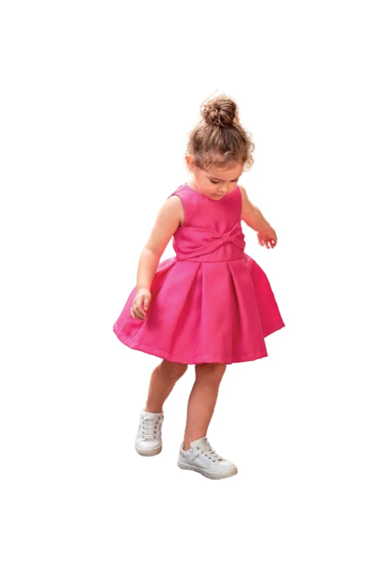 Rochie eleganta mikado pentru fete - 0.8333 - Fucsia