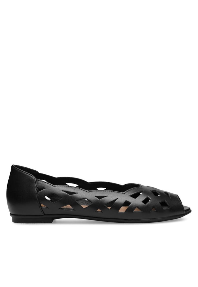 Sandale dama - Piele naturala - Negru - Negru