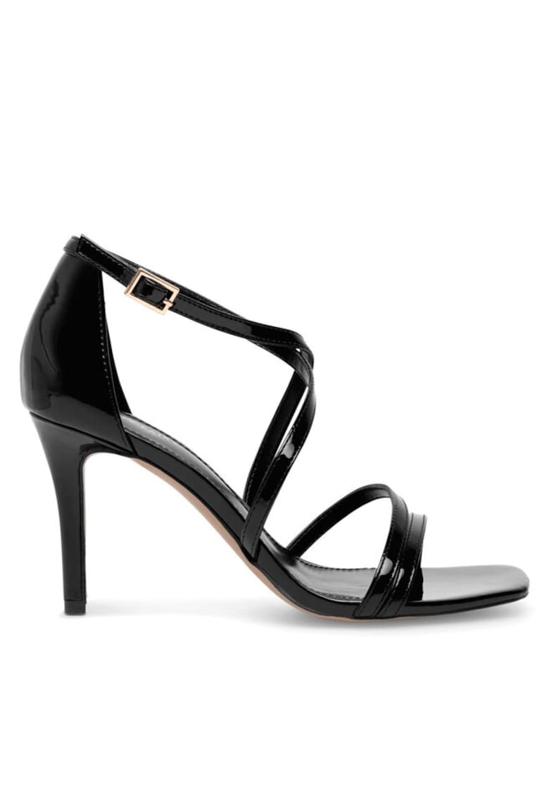 Sandale dama negru sintetic - Negru