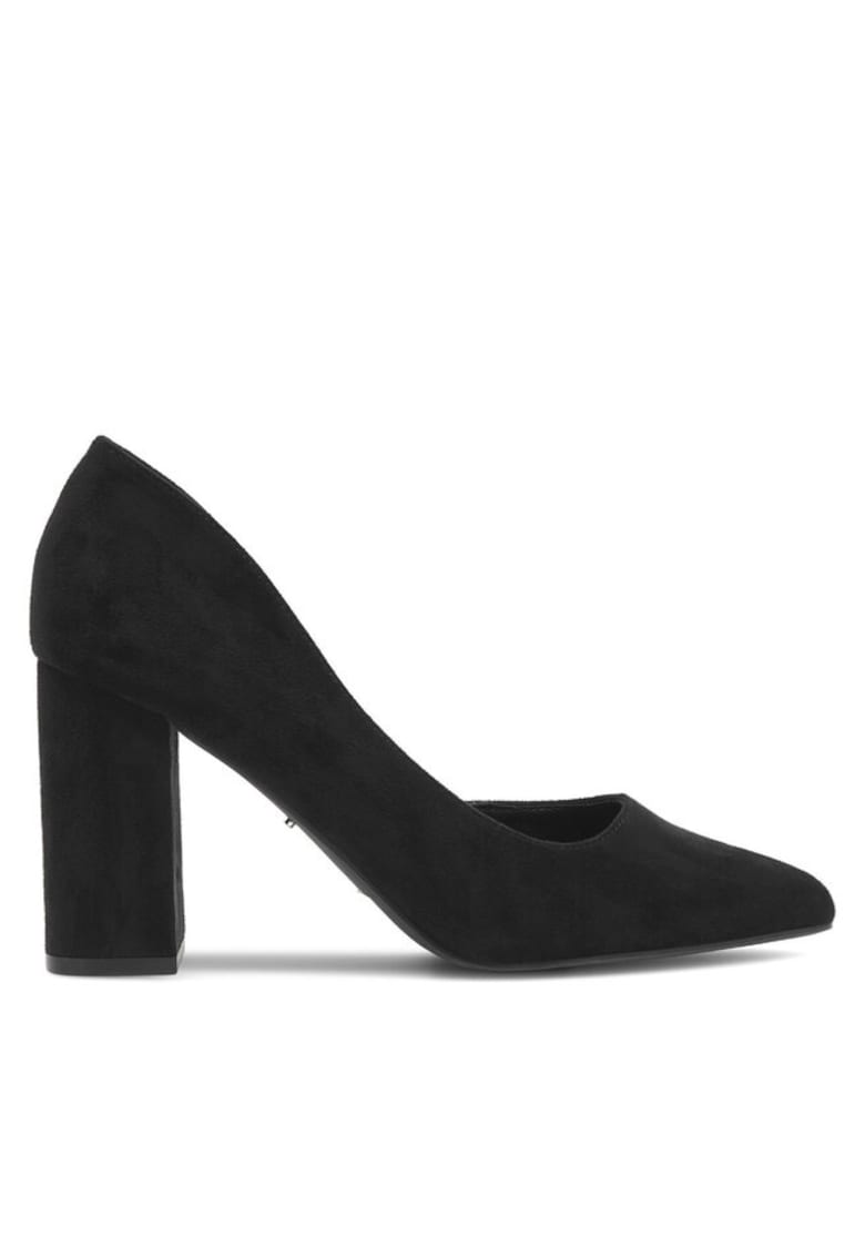 Pantofi dama - 8666 - Textil - Negru