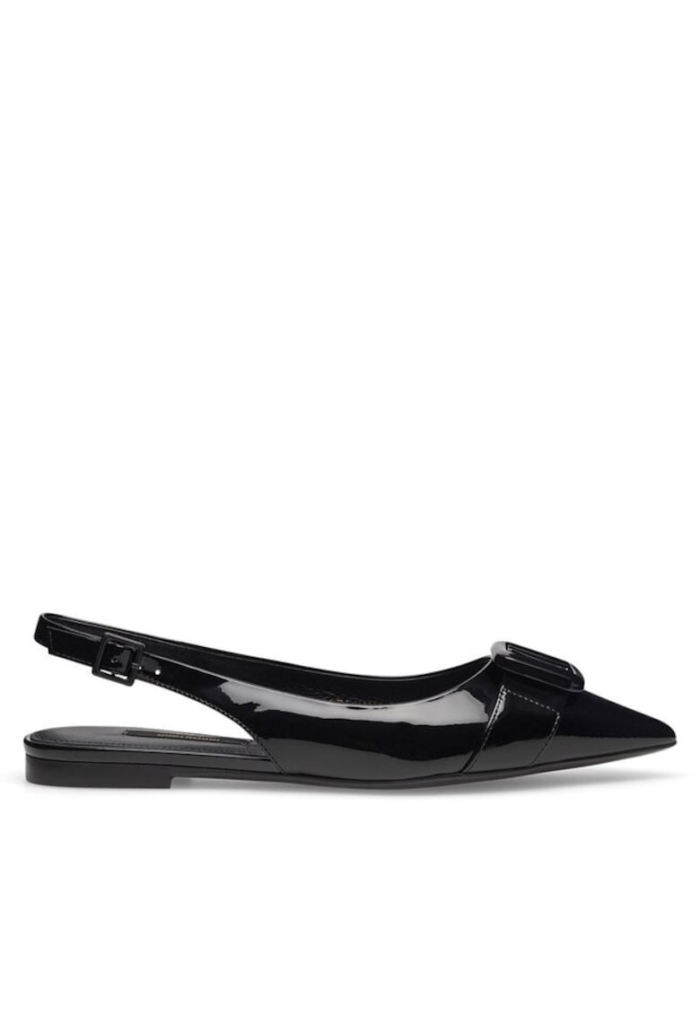 Balerini dama - 88320 - Piele naturala - Negru