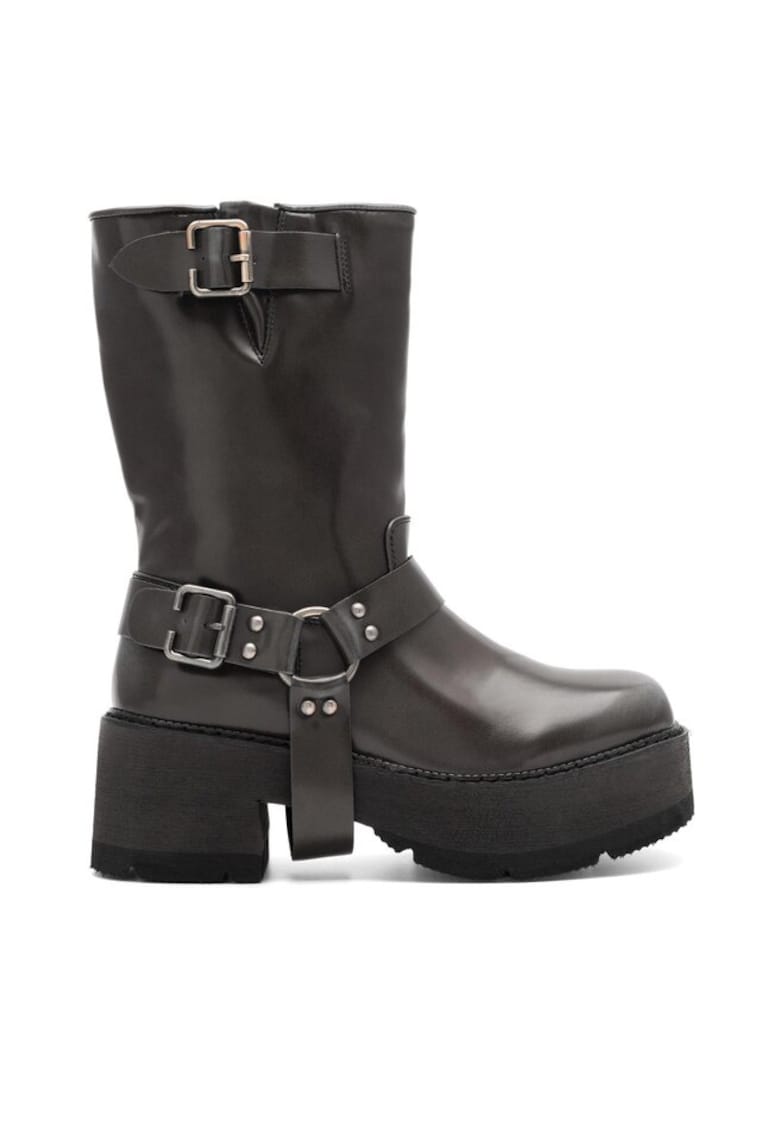 Botine dama - 590486292164836 - Sintetic - Negru