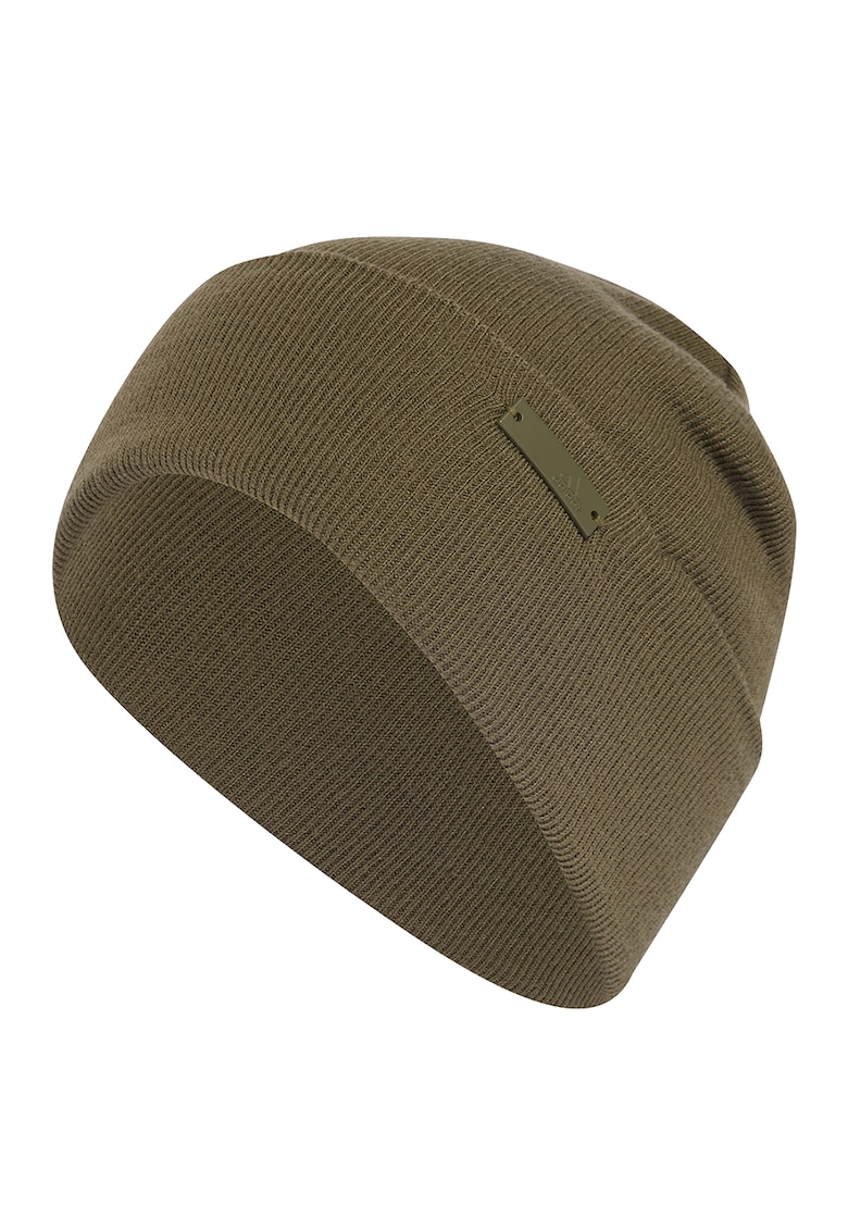 Caciula unisex tricotata fin Tonal Met - Verde masliniu