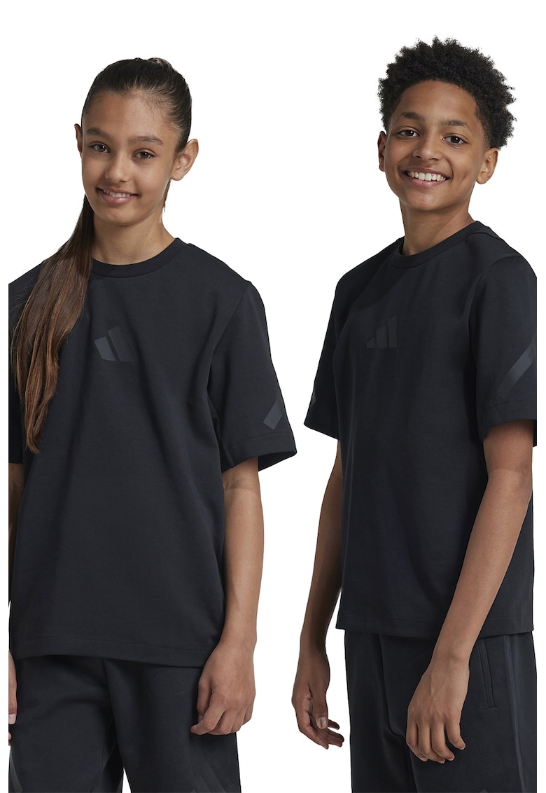 Tricou cu logo pe piept ZNE