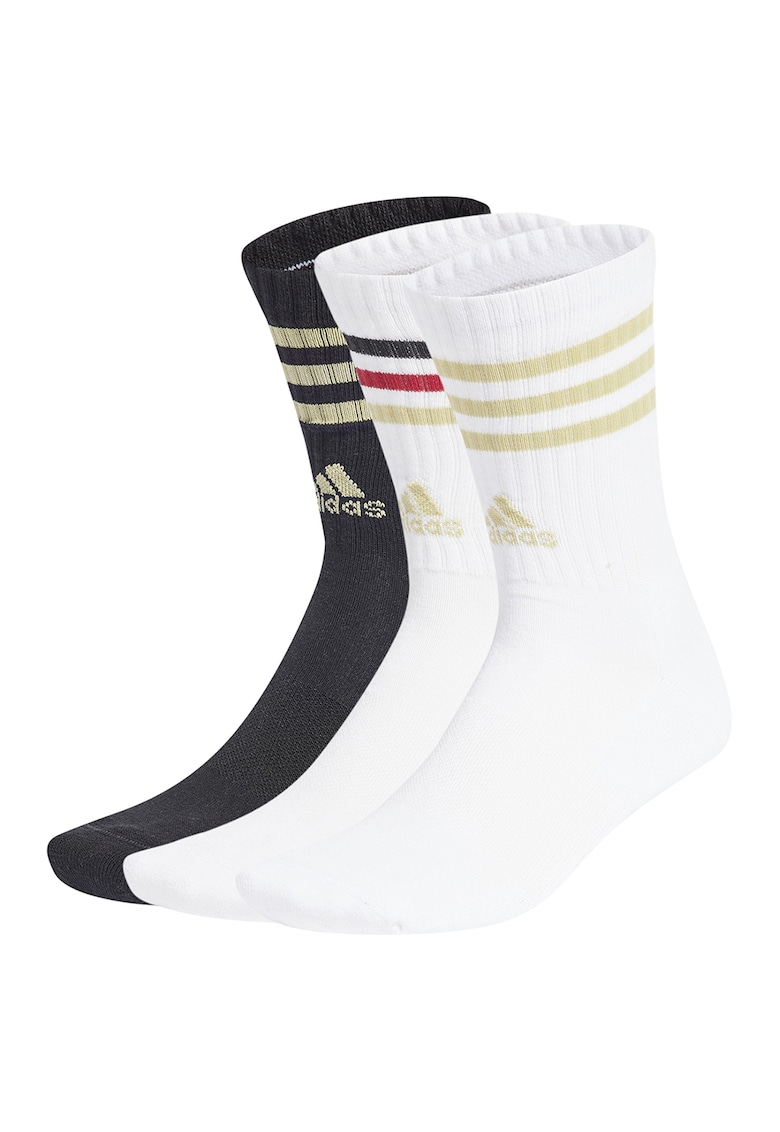 adidas Performance Set de sosete lungi unisex - 3 perechi - Alb/Negru/Bej