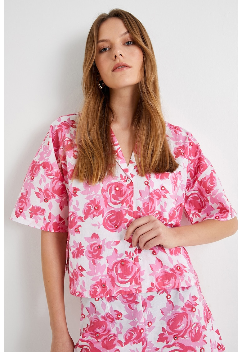 Camasa lejera cu model floral